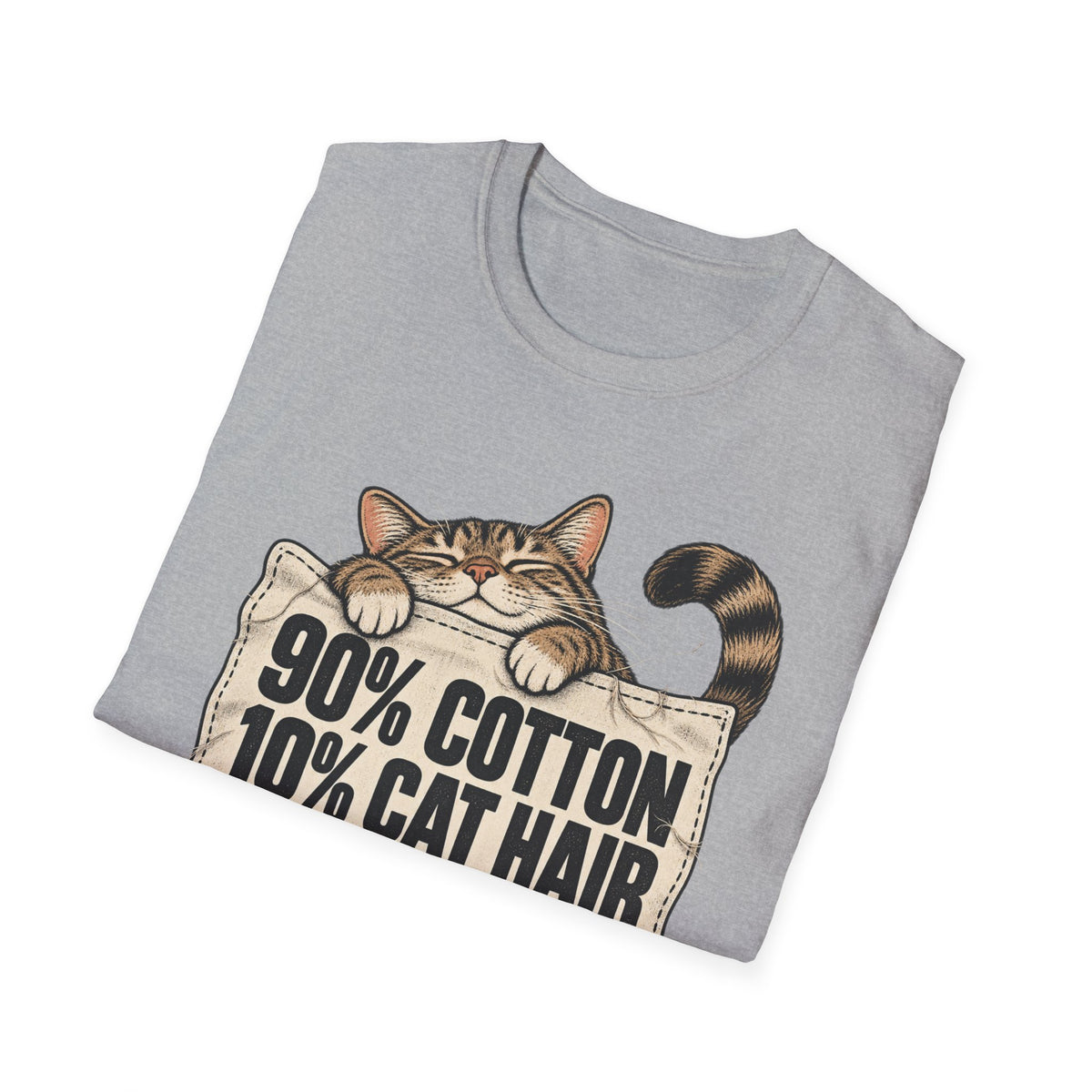 90% Cotton 10% Cat Hair T-Shirt