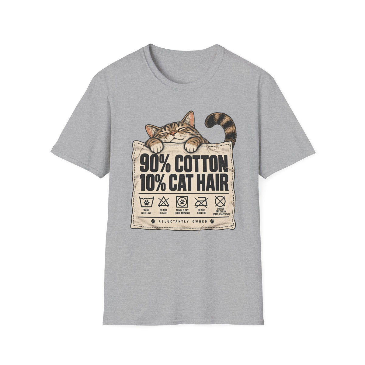 90% Cotton 10% Cat Hair T-Shirt