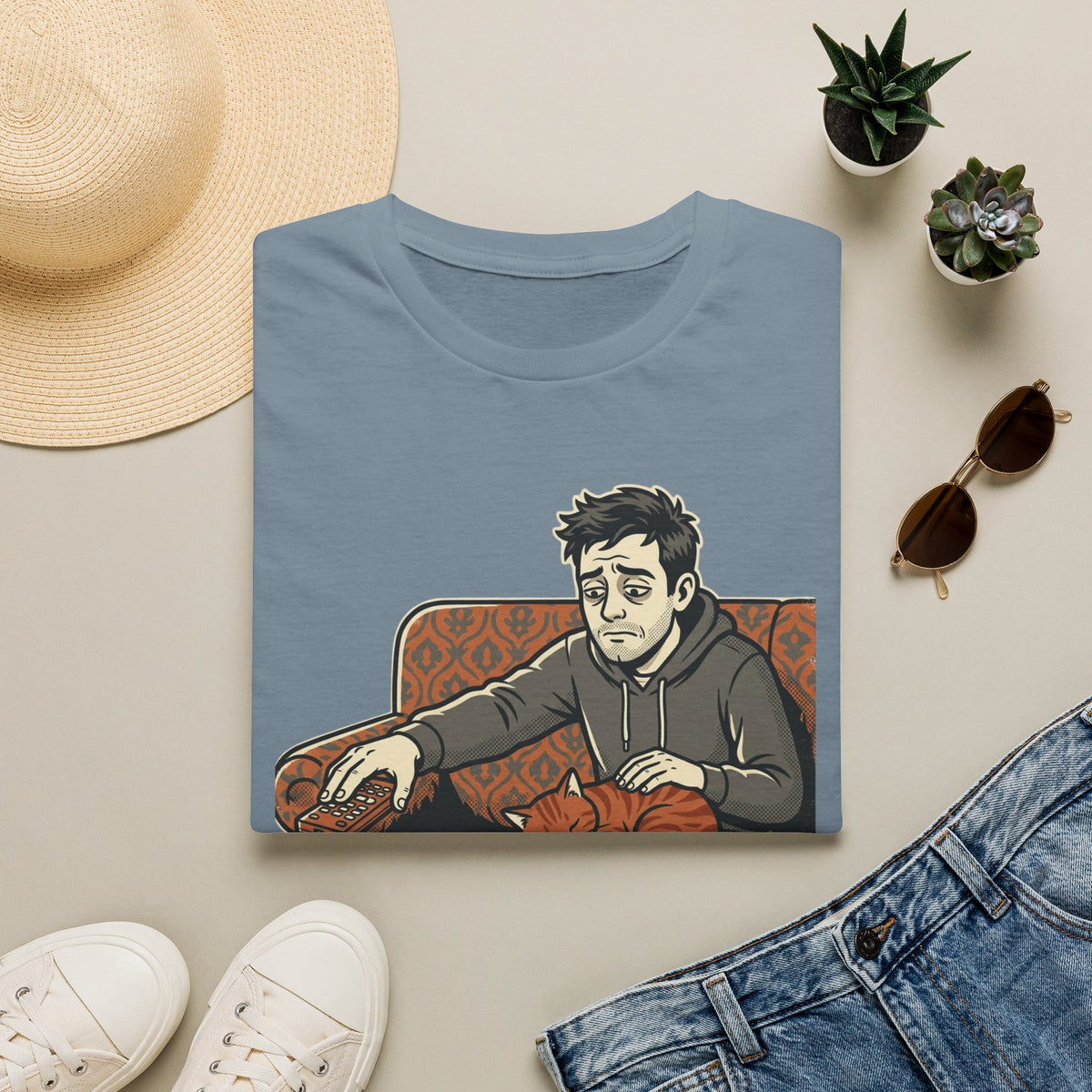 Sat On Dad's Lap T-Shirt