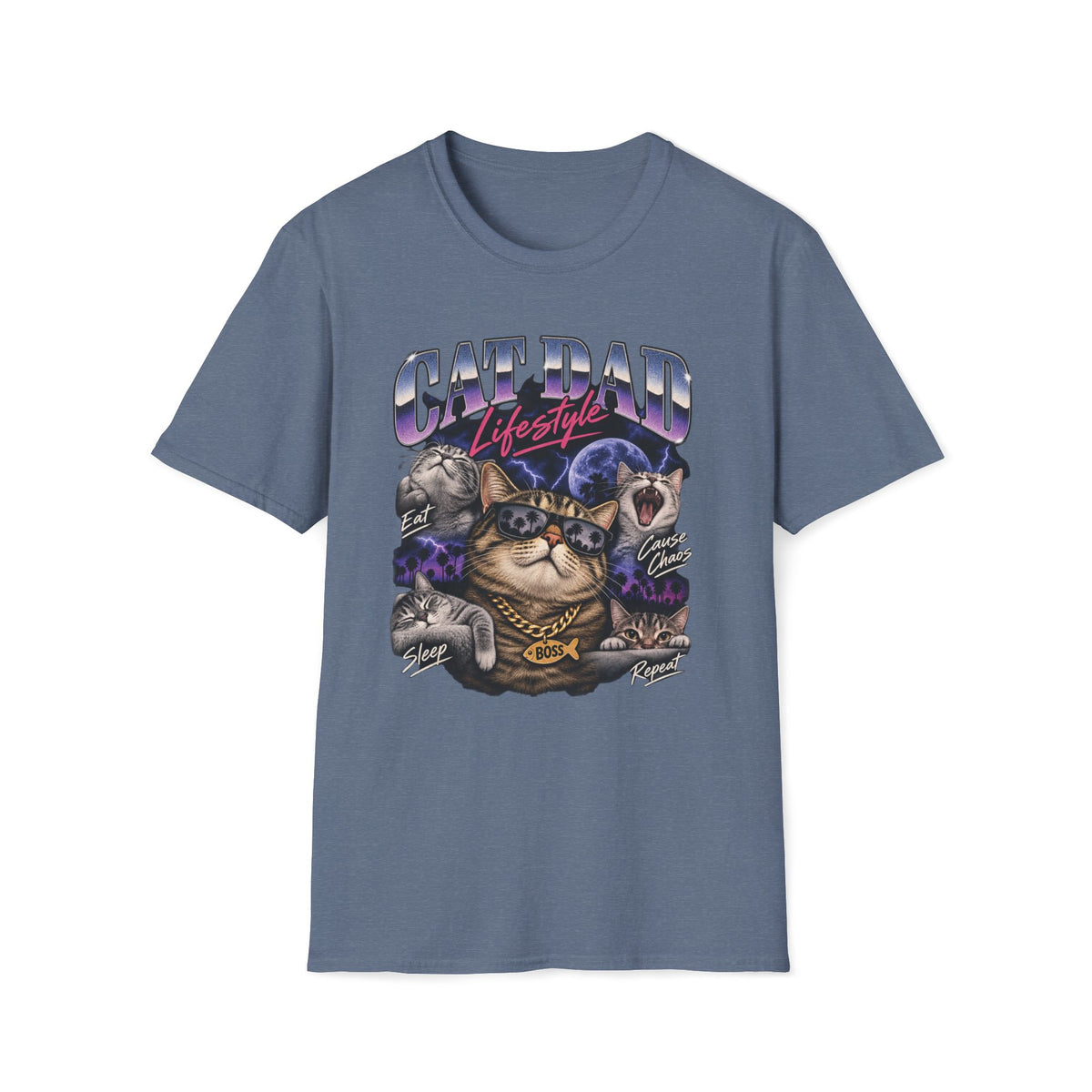 Cat Dad Life T-Shirt