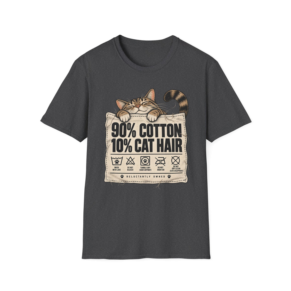 90% Cotton 10% Cat Hair T-Shirt
