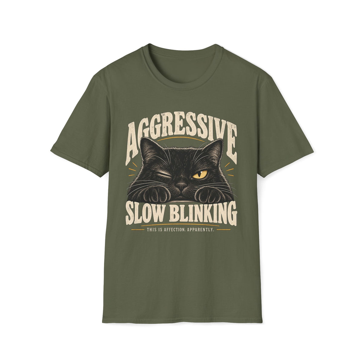 Aggressive Slow Blinking T-Shirt