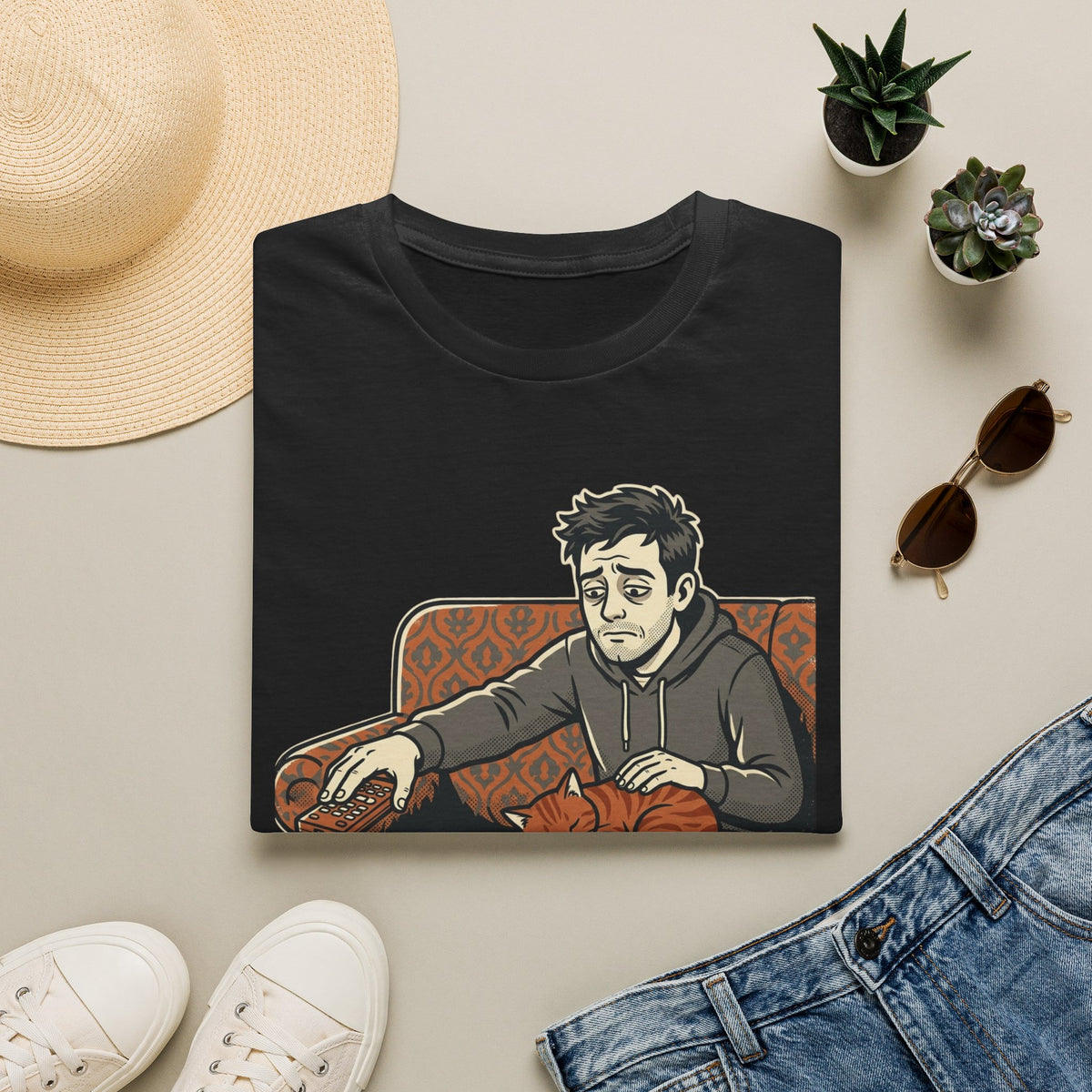 Sat On Dad's Lap T-Shirt