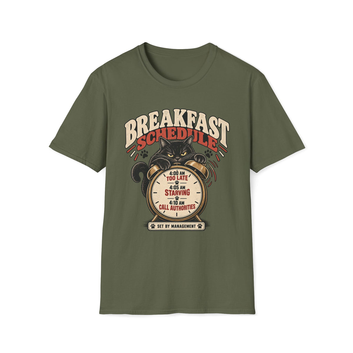 Breakfast Schedule T-Shirt