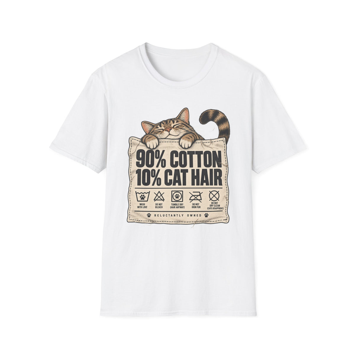 90% Cotton 10% Cat Hair T-Shirt