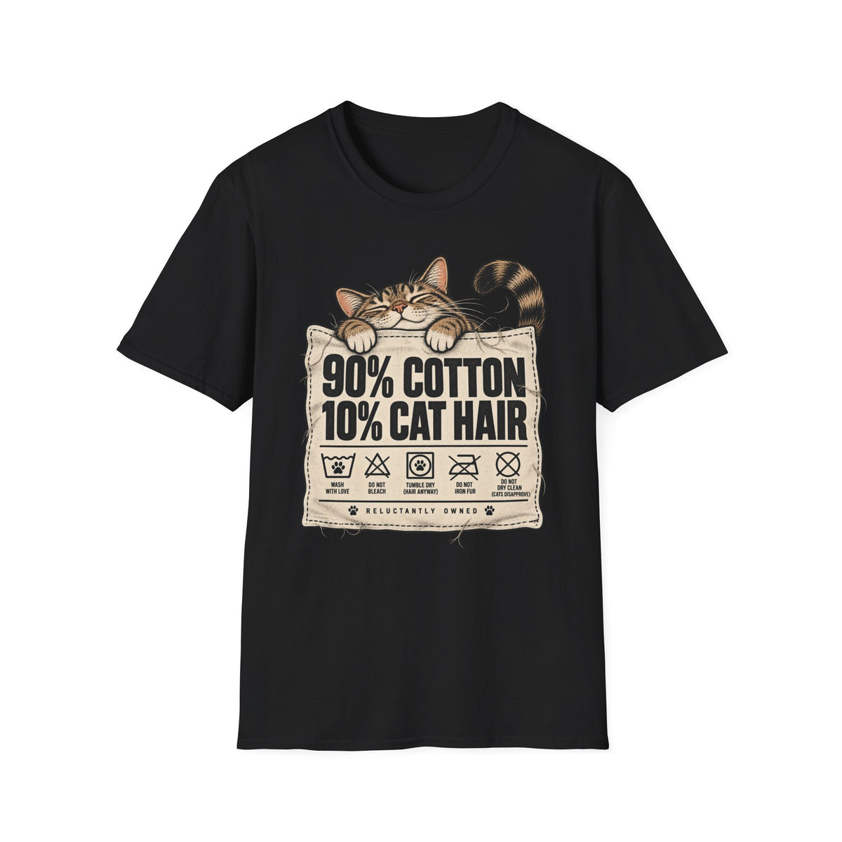 90% Cotton 10% Cat Hair T-Shirt