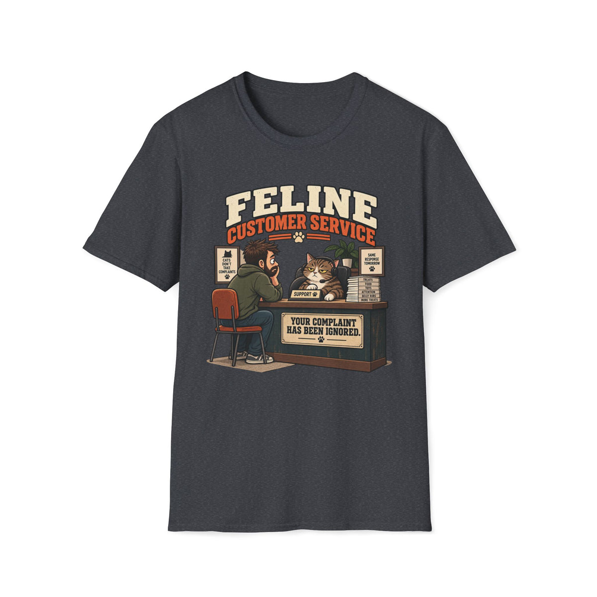 Feline Costumer Service T-Shirt