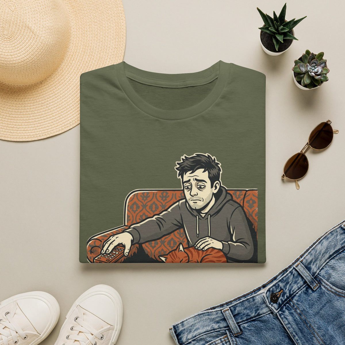 Sat On Dad's Lap T-Shirt