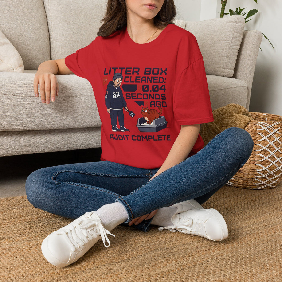 Litter Box Cleaned T-Shirt