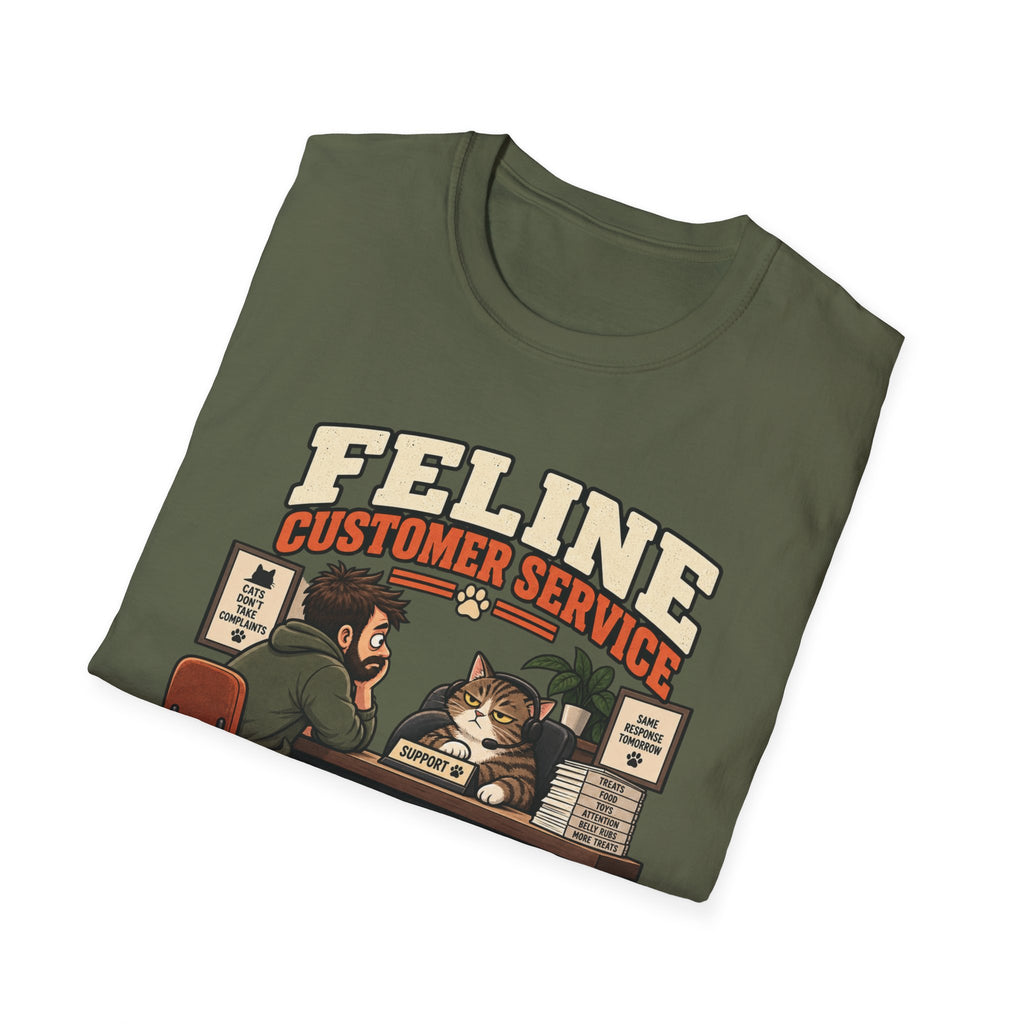 Feline Costumer Service T-Shirt