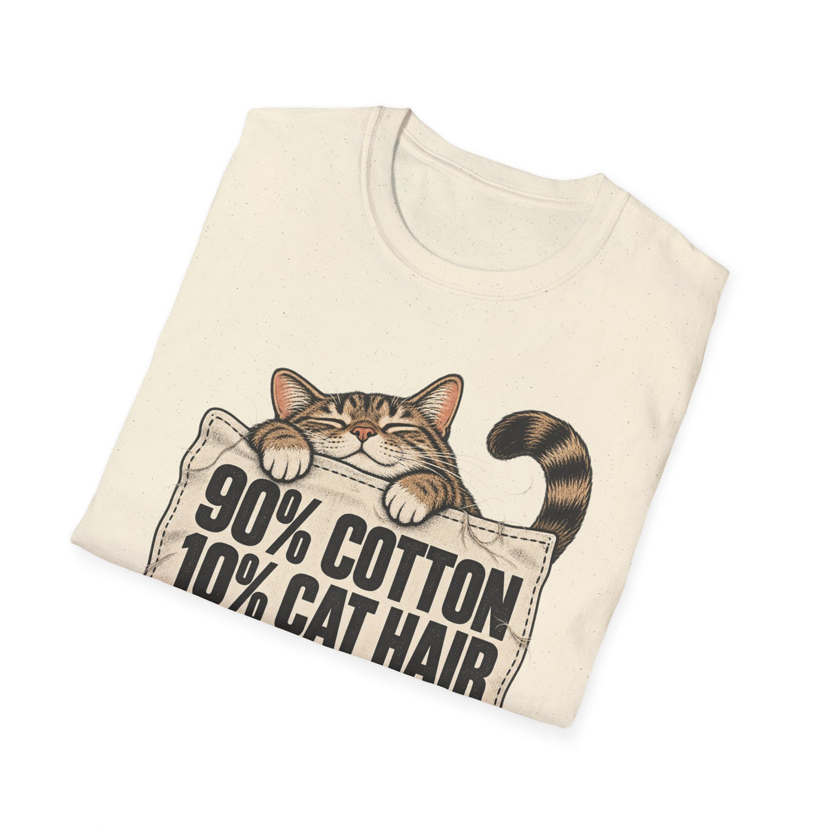 90% Cotton 10% Cat Hair T-Shirt