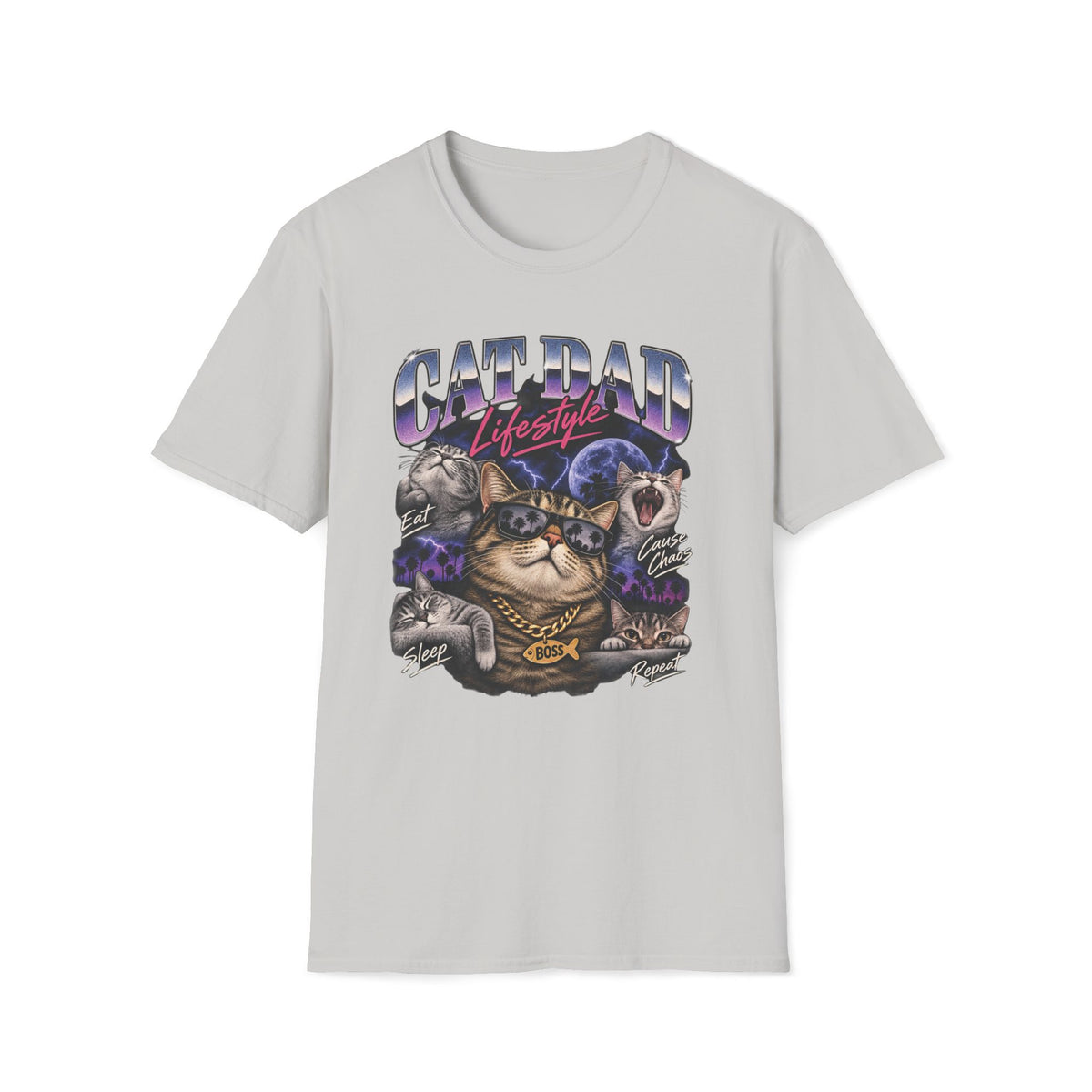 Cat Dad Life T-Shirt