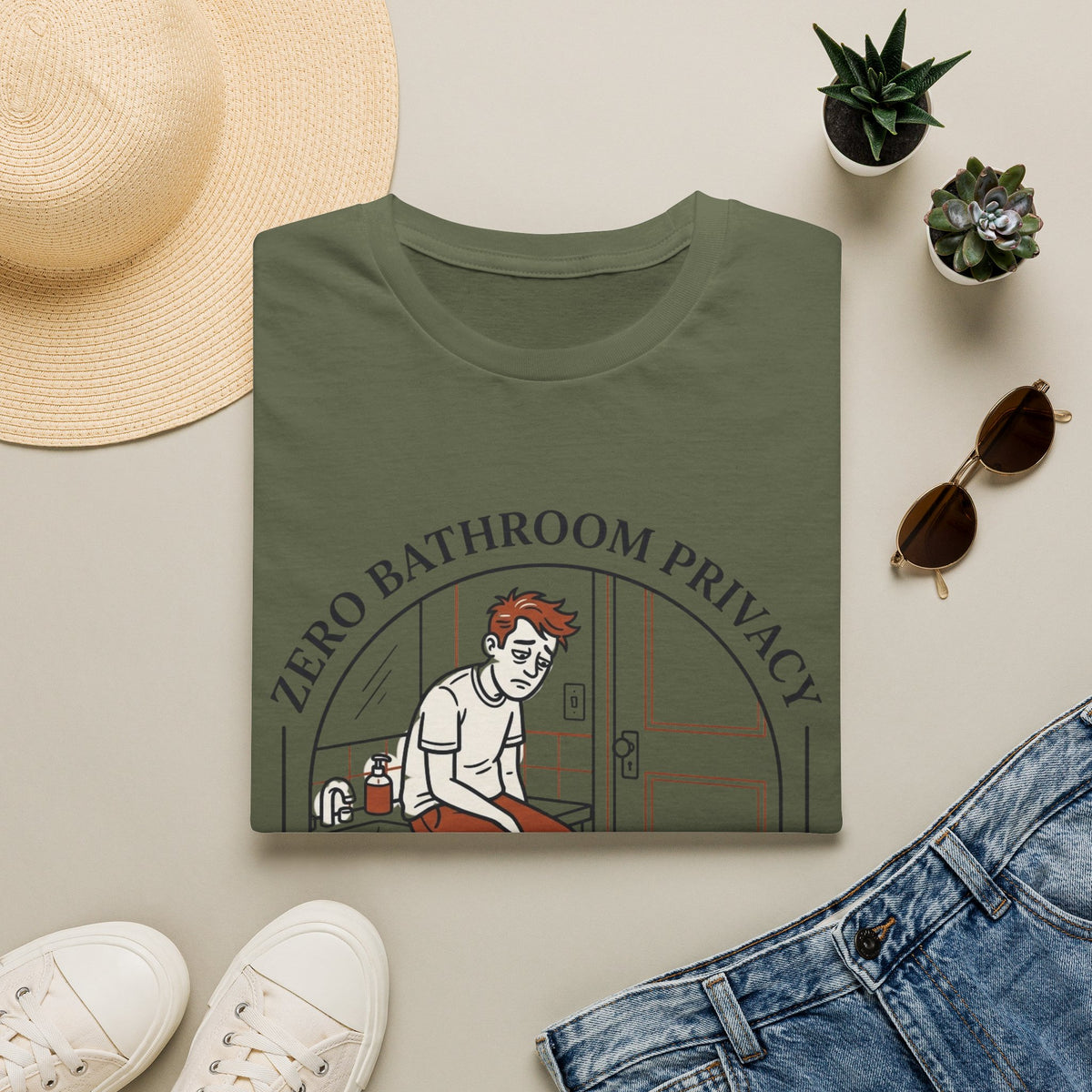 Zero Bathroom privacy T-Shirt