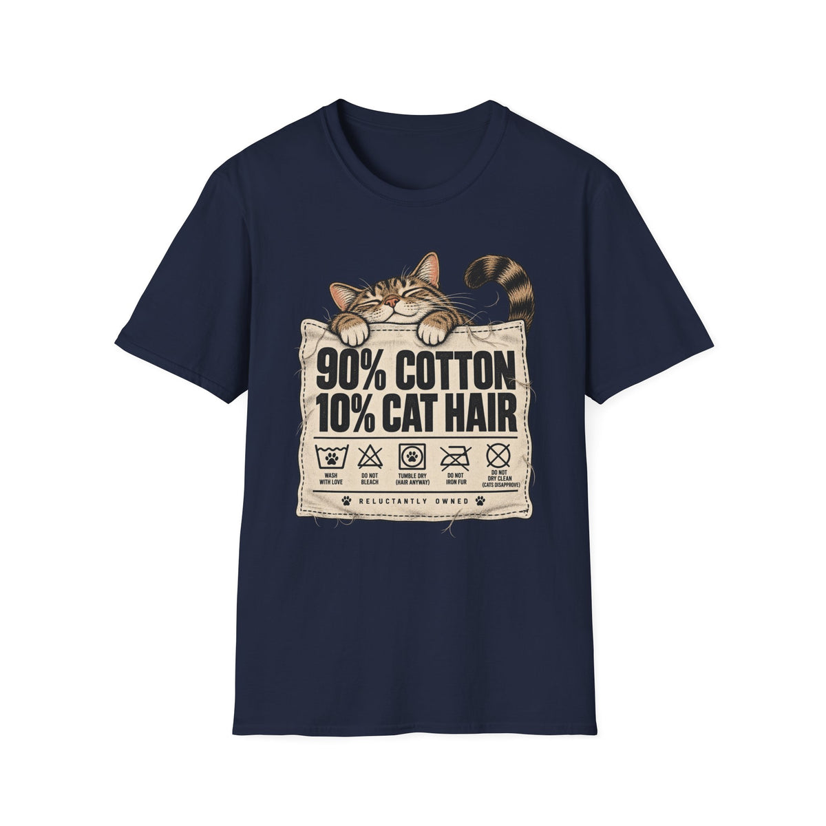 90% Cotton 10% Cat Hair T-Shirt