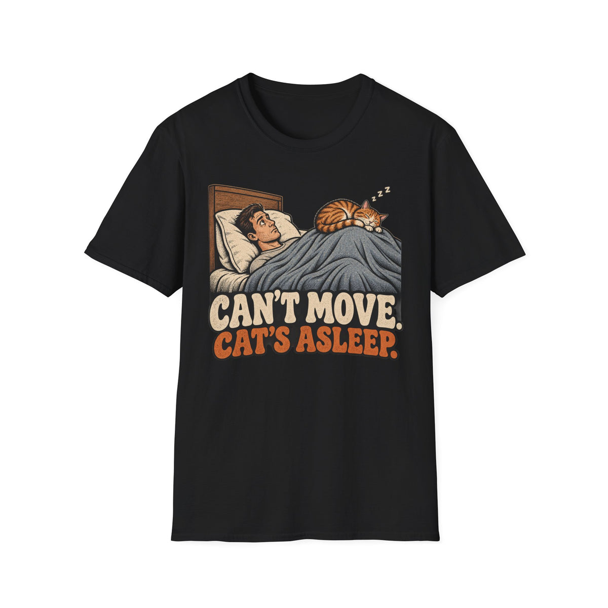 Cat Is Asleep T-Shirt